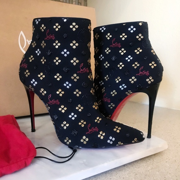 Christian Louboutin Shoes - Auth Christian Louboutin L.E Kate 100 Heeled Boots